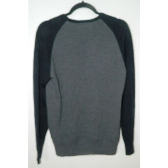 Current/Elliott Sweater Men's Size Medium Grey Blue‎ Wool Long Sleeve Crew Neck - Picture 2 of 9